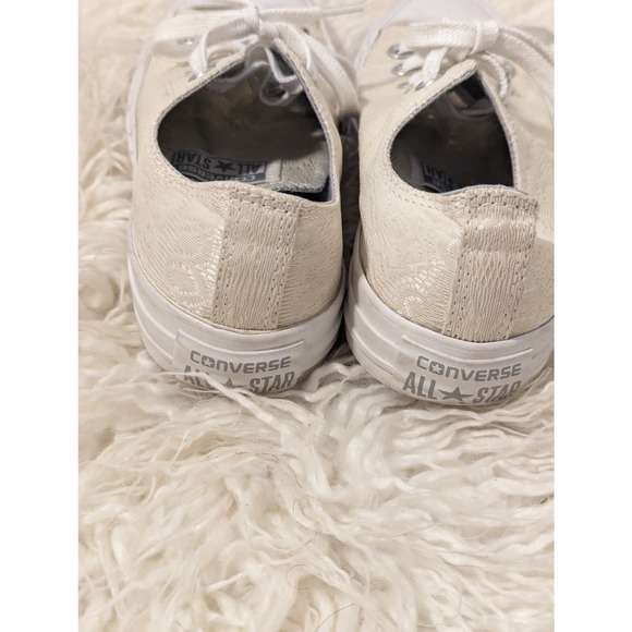 Converse Chuck Taylor All Star Natural Cream Lace Ox shoes - Picture 3 of 6